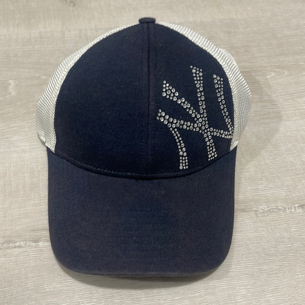 Authentic New Era New York Yankees Hat with Rhinestone Accents